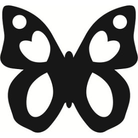 Фігурка-чіпборд "Метелик 1", 5х4,5 см