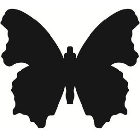 Фигурка-чипборд "Бабочка 7", 5х4,5 см