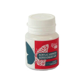 Лак акриловий глянцевий, 20 мл, ROSA Studio