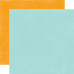 Двусторонний лист бумаги Blue/Orange Distressed 30x30 cм от Echo Park