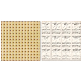 Двосторонній аркуш паперу Stamps 30x30 cм від Echo Park