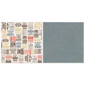 Двосторонній аркуш паперу Quotes 30x30 cм від Echo Park