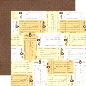 Двосторонній аркуш паперу Inventory 30x30 cм від Echo Park