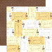 Двусторонний лист бумаги Inventory 30x30 cм от Echo Park