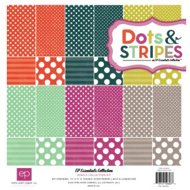 Набір двосторонніх аркушів паперу Jewels 30х30 см, 12 аркушів від Echo Park