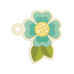 Тег для журналінга з тисненням Blue Flower від We R Memory Keepers