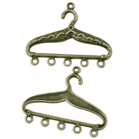 Металева підвіска "Вішак" кольору зістареної бронзи, 1 шт