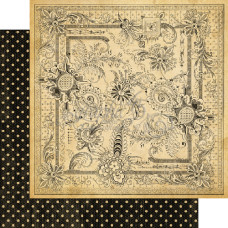 Двусторонняя бумага Mercurial Masterpiece 30x30 см от Graphic 45