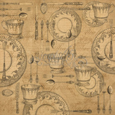 Крафт-бумага Tea for Two 30x30 см от Graphic 45
