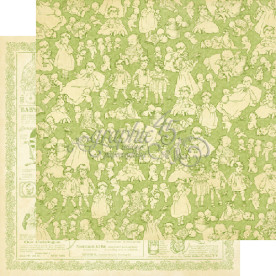 Двосторонній папір Kewpie Cute 30x30 см від Graphic 45