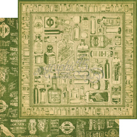 Двосторонній папір Apothecary 30x30 см від Graphic 45