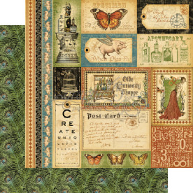 Двусторонняя бумага Bazzar of Wonders 30x30 см от Graphic 45