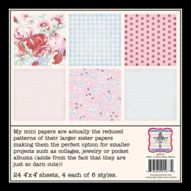 Набір міні-паперу 10х10 см Baby of Mine - Mini Papers від Jenni Bowlin