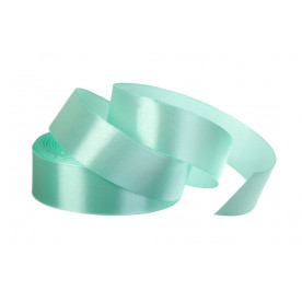 Лента атласная #181, мятная, 25 мм, 23 м
