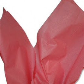 Тишью бумага, 75х50 см, 18 г/м2, коралловый