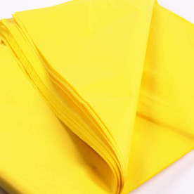 Папірусний папір тиш'ю, 75х50см, 18 г/м2, жовтий