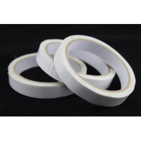 Двухсторонний скотч, 1 шт, белый, 15 мм, длина около 11 м