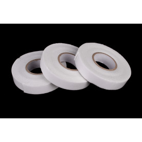 Двосторонній скотч на спіненій основі, 1 шт, білий, 24 мм, довжина близько 3,4 м