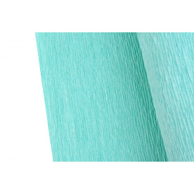 Бумага-креп, рулон, 2,5 м, 0,5 м, 70 г/м2, голубой