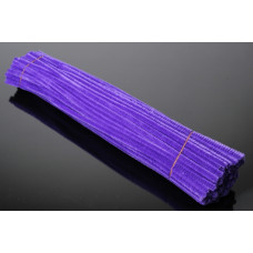 Синельная пушистая проволока, тёмно-фиолетовый, 30 см, 0,6 см