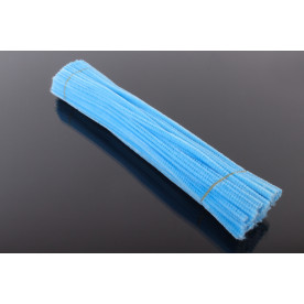 Синельная пушистая проволока, голубой, 30 см, 0,6 см