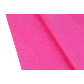Тиш'ю папір, насичений рожевий, 18 г/м2, 75х50 см
