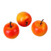 Яблоко декоративное, 1 шт, оранжевый, 3,5 см