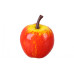 Яблуко декоративне, 1 шт, червоно-жовтий, 3,5 см