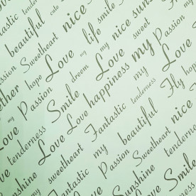 Лист крафт паперу з малюнком, Лист на м'ятному, 30х30см, Фабрика Декору