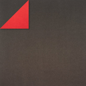 Лист крафт бумаги двусторонний Красный/Черный 30х30 см, 70 г/м2, Фабрика Декора