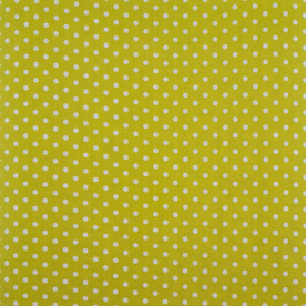 Лист крафт бумаги с рисунком Белый горошек на оливковом 30х30 см, 70 г/м2, Фабрика Декора