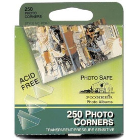 Куточки для кріплення фотографій Photo Corners Clear від Pioneer