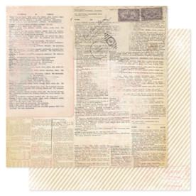 Двосторонній папір Textbook 30х30 см від Heidi Swapp