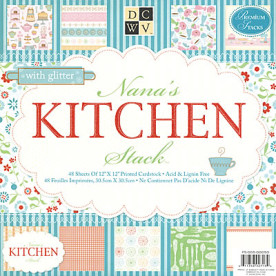 Набор бумаги Nana's Kitchen 30х30 см 24 листа от DCWV