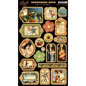 Набір вирубування Place In Time липень-грудень від Graphic 45