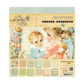 Набор бумаги Little Darlings 20х20 см 12 листов от Graphic 45