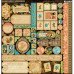 Набор наклеек Tropical Travelogue 30х30 см, Graphic 45