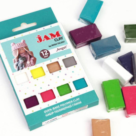 Набор пластики, Angels, 12х20г, Jam Clay