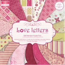 Набор бумаги Love Letters 20х20 см 16 листов First Edition