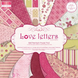 Набор бумаги Love Letters 20х20 см 16 листов First Edition
