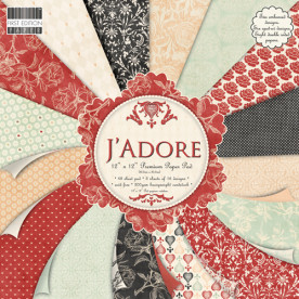 Набір паперу J'Adore 30х30 см 16 аркушів від First Edition