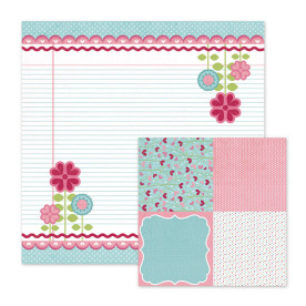 Двусторонняя бумага Love Notes 30х30 см от We R Memory Keepers