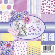 Набір паперу Bella 15х15 см 12 аркушів від Wild Rose Studio