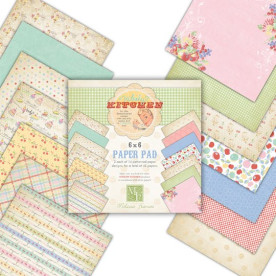 Набор бумаги Kitschy Kitchen 15х15 см 14 листов от Melissa Frances