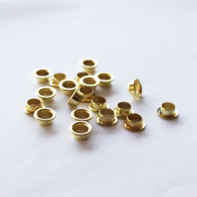 Люверси 20 шт. діаметром 3 мм, золото