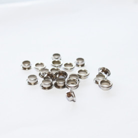 Люверси 20 шт. діаметром 3 мм, срібло