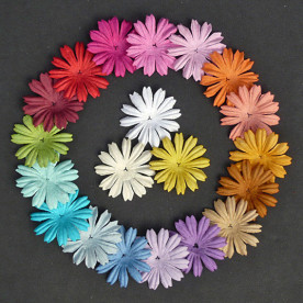 Набір кольорів 100 квітів з тутової паперу різних тонів, 2,5 см