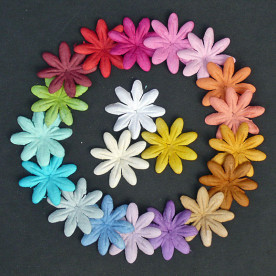 Набір кольорів 100 квітів з тутової паперу, 2,5 см