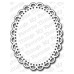 Нож для вырезания Oval Open Scallop Doily от Die-Namics Die