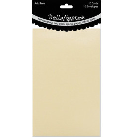 Заготовка для создания открытки цвета слоновой кости 9х14 см 10 шт от Ruby Rock-It